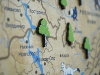 Декоративная карта России из дерева на стену «Родина моя» 1500×895 мм — фото 6