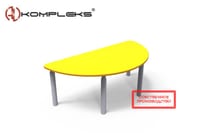 Детский полукруглый стол «AVKompleks» на регулируемых ножках — фото 1