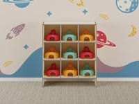 Детский стеллаж под горшки из коллекции мебели «НЕГА» — фото 1
