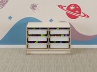 Двойной модуль для хранения игрушек из коллекции мебели «НЕГА» — фото 1