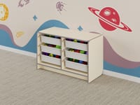 Двойной модуль для хранения игрушек из коллекции мебели «НЕГА» — фото 4