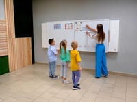 «Фибоначчи» - Интерактивная раздвижная доска с магнитно-маркерной поверхностью — фото 15