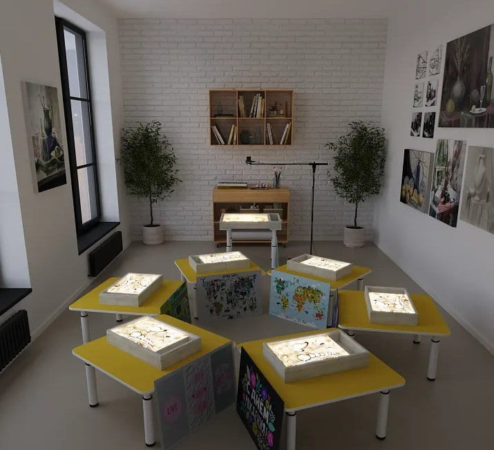 Готовая студия рисования песком «Совершенство»