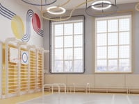 Готовый физкультурный зал для детского сада 75 м2 — фото 9