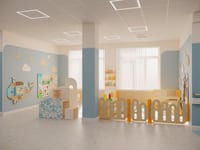 Игровой уголок в медицинском учреждении 24 м² — фото 8