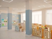 Игровой уголок в медицинском учреждении 32 м² — фото 7