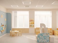 Игровой уголок в медицинском учреждении 32 м² — фото 8