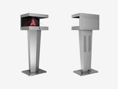 Интерактивная голографическая пирамида с высокоточной 3D-визуализацией