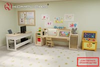 Кабинет для занятий с детьми с расстройством аутистического спектра 22 кв.м. AVKompleks — фото 3