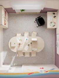 Кабинет изобразительного искусства из серии «Основа» 12 м² — фото 5