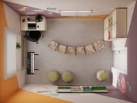 Кабинет музыки из серии «Основа» 12 м² — фото 5