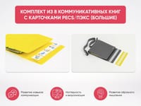Комплект из 8 Коммуникативных книг с карточками PECS/ПЭКС (Большие) — фото 2