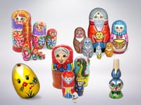 Комплект народно-патриотических игрушек для детского сада — фото 1
