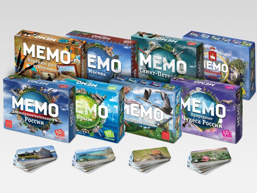 Комплект патриотических настольных игр «Мемо»