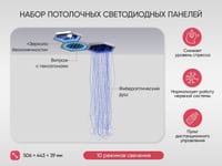 Набор потолочных светодиодных панелей — фото 2