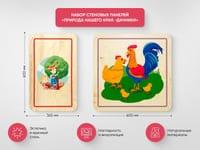 Набор стеновых панелей «Природа нашего края - Дачники» — фото 2