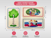 Набор стеновых панелей «Символы России - Традиции» — фото 2