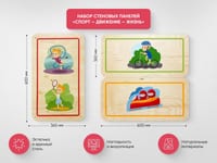 Набор стеновых панелей «Спорт - Движение - жизнь» — фото 2