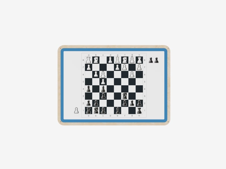 Настенные демонстрационные шахматы с комплектом фигур
