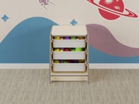 Одинарный модуль для хранения игрушек из коллекции мебели «НЕГА» — фото 1
