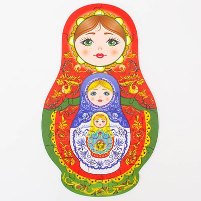 Пазл матрешка «Даша»