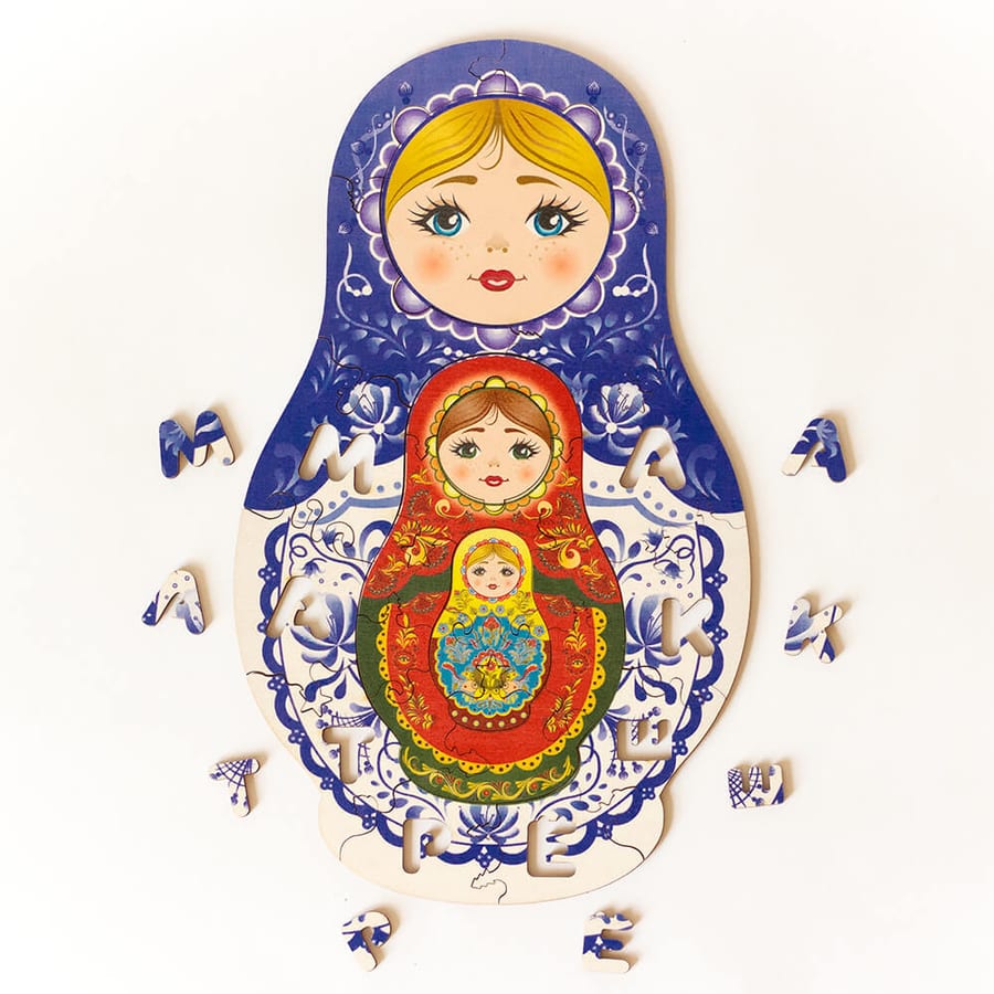 Пазл матрешка «Маша»