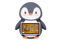 Профессиональный интерактивный комплекс «AVKompleks Multi 34» в форме пингвина — фото 1