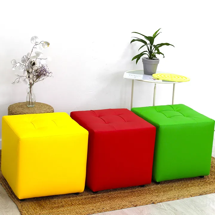 Пуф «Куб» с верхней прошивкой — фото 12