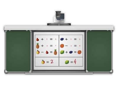 Рельсовая система для интерактивной доски меловая из серии «Базис»