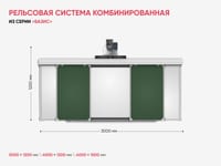 Рельсовая система комбинированная из серии «Базис» — фото 2