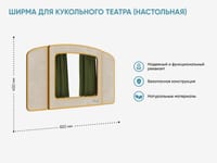 Ширма для кукольного театра (настольная) — фото 2