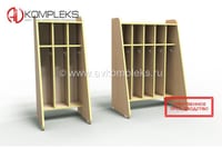 Шкаф для полотенец «AVKompleks» напольный секционный — фото 2