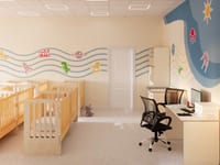 Спальная комната для детей до 3 лет 38 м² — фото 2