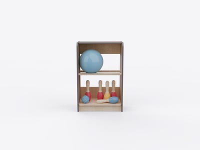 Стеллаж для мячей из коллекции «НЕГА» (560х855х350)