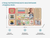 Стенд патриотического воспитания - «Родина моя» — фото 2