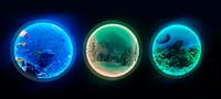 Световое панно в деревянной раме «Иллюминатор» с пультом Д/У — фото 3