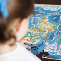 World map puzzle / Пазл карта мира на английском языке — фото 3
