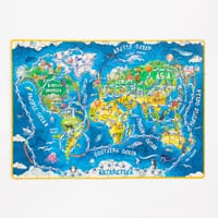World map puzzle / Пазл карта мира на английском языке — фото 4
